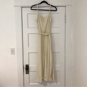Mara Hoffman Philomena Dress in Cream. Size Medium.